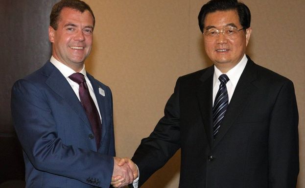 Президент Медведев встретился с председателем КНР Ху Цзиньтао